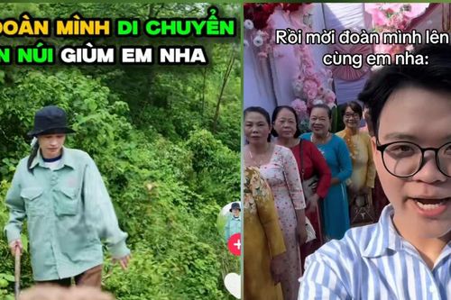 Giải mã câu nói 'hot trend' nhất hè này: Mời đoàn mình di chuyển lên núi giúp em