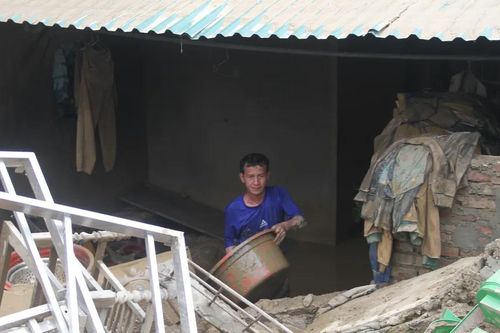 Ngổn ngang sau lũ ở Nghệ An