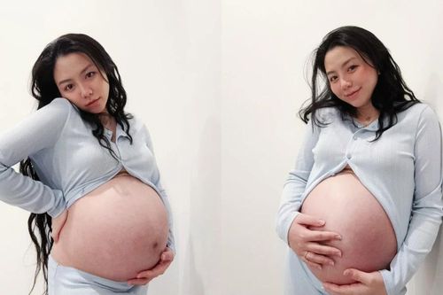 Rich kid Đặng Tiểu Tô Sa bụng bầu vượt mặt vẫn xinh đẹp rạng ngời