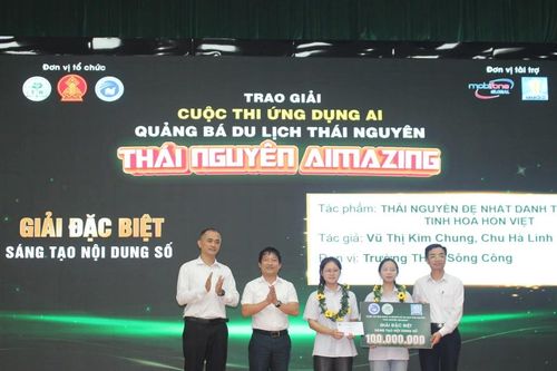 Thái Nguyên AImazing 2025 - sân chơi sáng tạo ứng dụng AI quảng bá du lịch