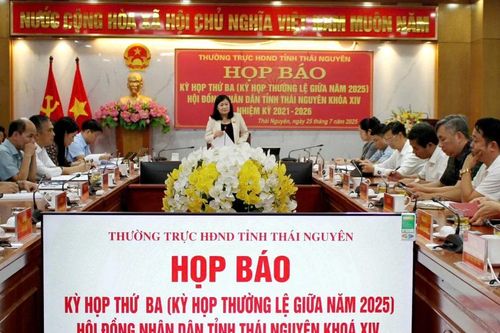 Họp báo thông tin về Kỳ họp thứ 3, Hội đồng Nhân dân tỉnh Thái Nguyên