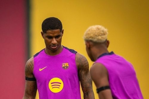 Rashford gây ấn tượng ngay buổi tập đầu tiên ở Barcelona