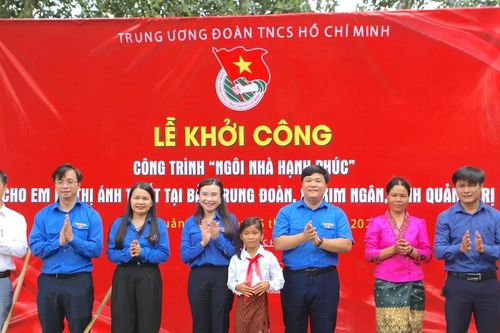 Trung ương Đoàn khởi công hai Ngôi nhà hạnh phúc tại Quảng Trị