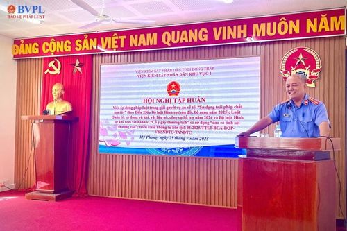 VKSND Khu vực 1, tỉnh Đồng Tháp tổ chức Hội nghị tập huấn nghiệp vụ