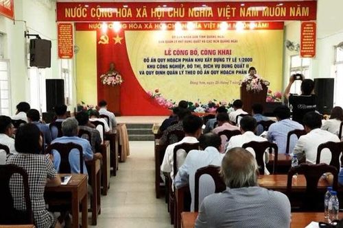 Công bố quy hoạch KCN, đô thị, dịch vụ Dung Quất II gần 1.500 ha