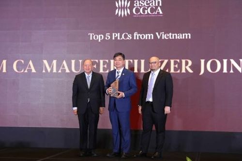 PVCFC được vinh danh Top 5 doanh nghiệp niêm yết tại Việt Nam có điểm số quản trị cao nhất