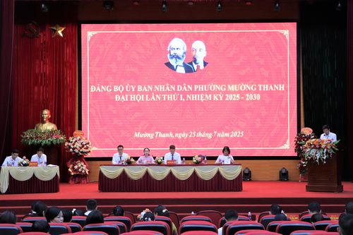 Đại hội Đảng bộ UBND phường Mường Thanh lần thứ I, nhiệm kỳ 2025 - 2030.