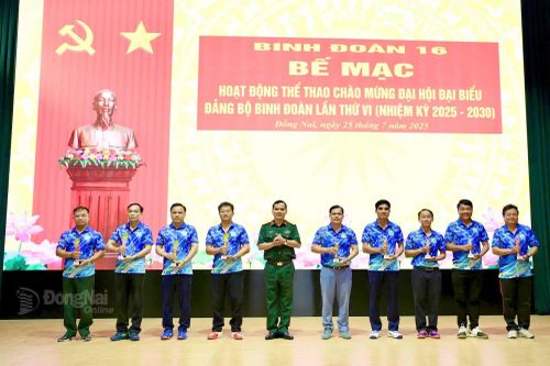 Binh đoàn 16: Sôi nổi các hoạt động thể thao chào mừng Đại hội Đảng bộ lần thứ VI