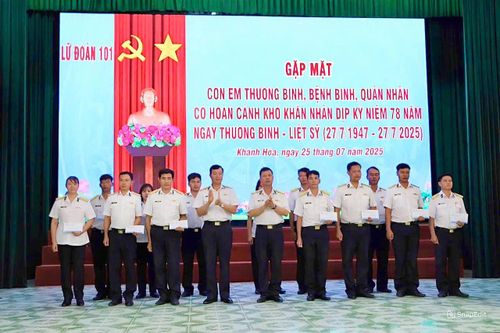 Lữ đoàn 101 tổ chức nhiều hoạt động nhân kỷ niệm 78 năm Ngày Thương binh - Liệt sĩ