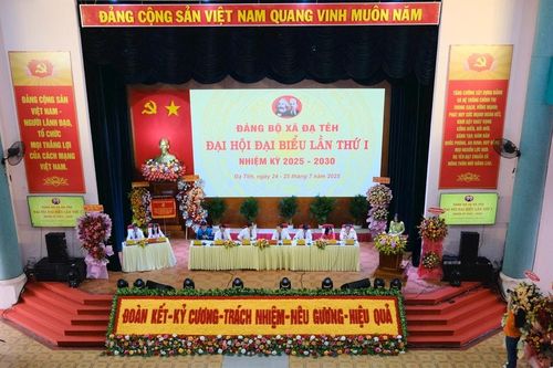Đảng bộ xã Đạ Tẻh Đại hội lần thứ I, nhiệm kỳ 2025-2030