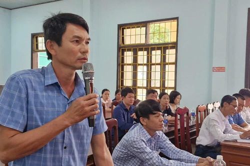Đại biểu HĐND tỉnh tiếp xúc cử tri tại xã Triệu Bình
