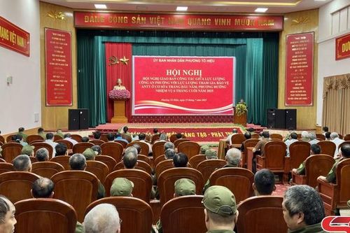 Hội nghị giao ban giữa lực lượng Công an phường với lực lượng tham gia bảo vệ ANTT ở cơ sở