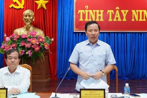 Chủ tịch UBND tỉnh Tây Ninh thúc tiến độ các công trình trọng điểm