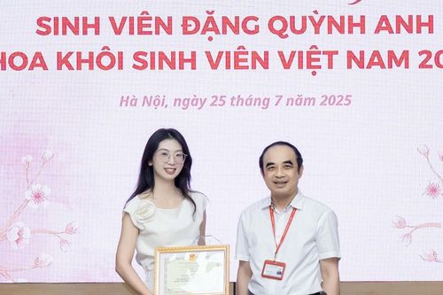 Trường ĐH Y Hà Nội tuyên dương nữ sinh đạt danh hiệu Hoa khôi Sinh viên Việt Nam 2024