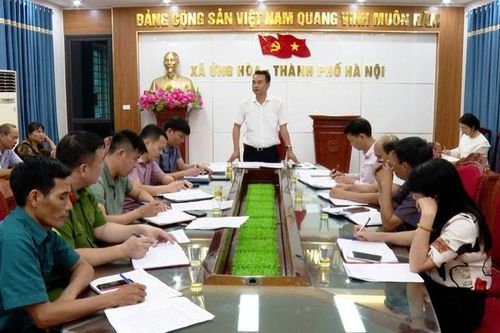 Xã Ứng Hòa dồn lực giải phóng mặt bằng đường trục phía Nam