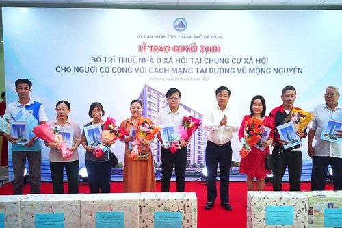 TP Đà Nẵng: Bố trí cho 92 người có công thuê nhà ở xã hội