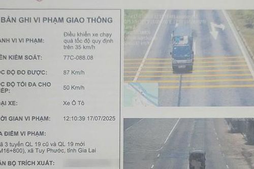 21 lần vi phạm tốc độ, tài xế bị phạt gần 115 triệu đồng