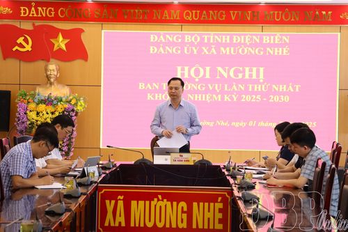 Đảng bộ xã Mường Nhé sẵn sàng đại hội lần thứ nhất