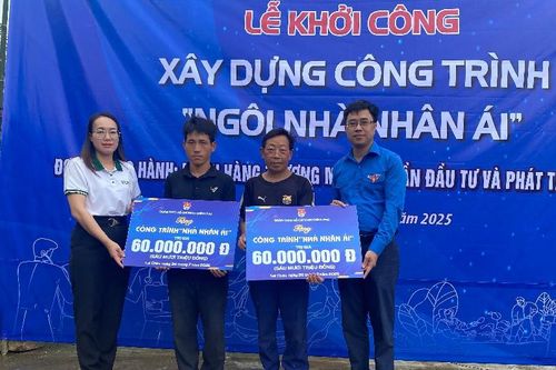 Khởi công xây dựng công trình 'Ngôi nhà nhân ái'