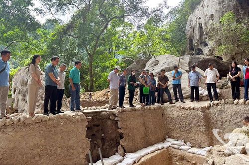 Thêm phát hiện khảo cổ quan trọng tại Di chỉ Mái đá Ngườm