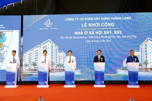 Phú Thọ: Khởi công xây dựng Dự án Nhà ở xã hội Hùng Vương - Tiền Châu