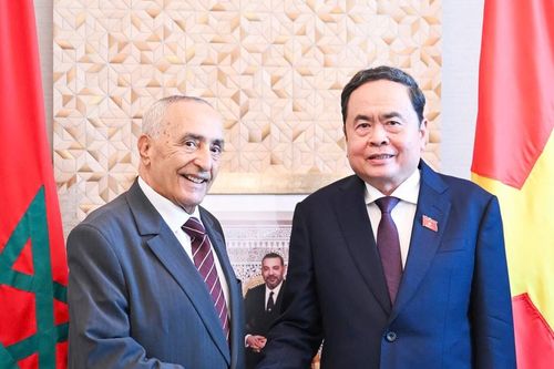 Chủ tịch Quốc hội Trần Thanh Mẫn tiếp Chủ tịch Hội hữu nghị Morocco - Việt Nam