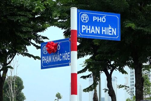 Hà Nội có phố Phạm Khắc Hòe, phố Phan Hiền