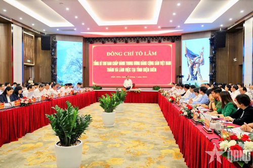 Tổng Bí thư Tô Lâm: Điện Biên cần phát huy 'tinh thần Điện Biên Phủ'