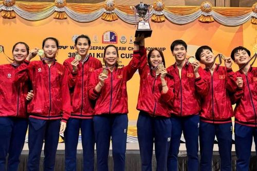 Cầu mây nữ Việt Nam vô địch thế giới sau trận thắng mãn nhãn Thái Lan