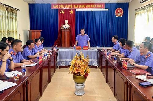 Lãnh đạo VKSND TP Đà Nẵng kiểm tra hoạt động tại các VKSND khu vực
