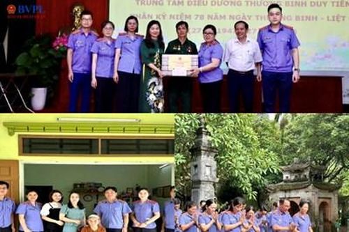 Nhiều hoạt động ý nghĩa của VKSND các khu vực ở Ninh Bình nhân Ngày Thương binh, liệt sĩ