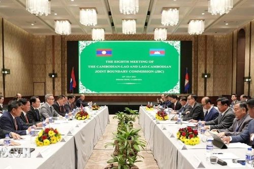 Lào và Campuchia tăng cường hợp tác về biên giới