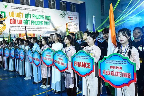 Khai mạc Liên hoan quốc tế Võ cổ truyền TP Hồ Chí Minh lần thứ 7