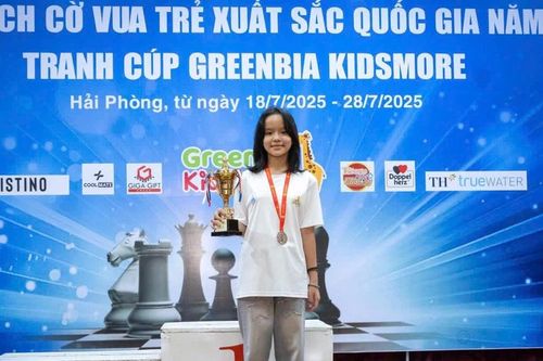Vận động viên Phạm Như Ý xuất sắc giành 3 huy chương tại Giải vô địch Cờ vua trẻ xuất sắc quốc gia 2025