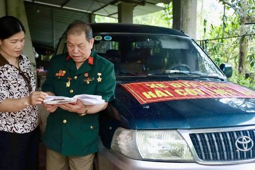Người thương binh với hành trình tri ân liệt sỹ