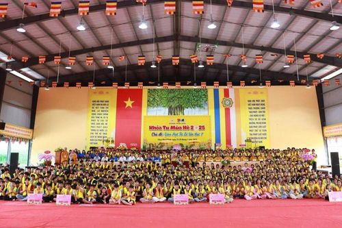 Tây Ninh: Khai mạc khóa tu mùa hè Gieo hạt từ bi lần thứ 7 tại chùa Pháp Minh