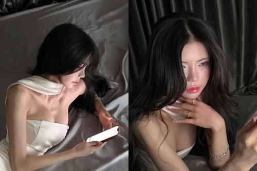 Mai Dora gây sốt với loạt ảnh tạo dáng quyến rũ trên giường