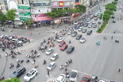 Cận cảnh các nút giao được xác định là 'cửa' kiểm soát xe máy xăng tại Hà Nội
