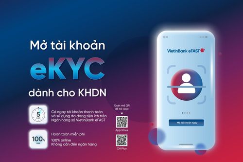 Mở tài khoản doanh nghiệp online với VietinBank eFAST
