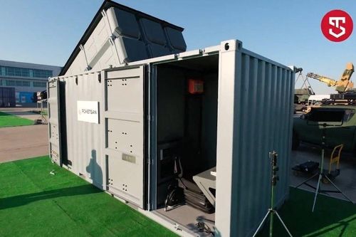 Thổ Nhĩ Kỳ trình làng bệ phóng tên lửa được ngụy trang thành container hàng