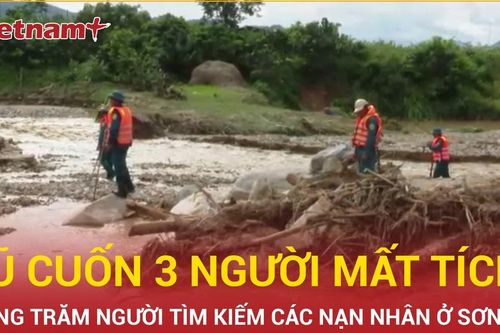 Mưa lớn suốt đêm làm nước sông Mã lên cao, lũ cuốn 3 người mất tích ở Sơn La