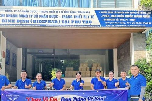 Bidiphar phát động phong trào chạy gây quỹ hỗ trợ bệnh nhân ung thư