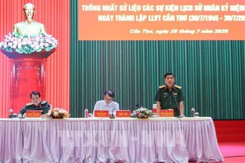 Thống nhất sử liệu góp phần tôn vinh lực lượng vũ trang Cần Thơ