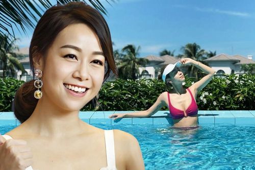 Á hậu giải nghệ vì bê bối ngoại tình bất ngờ lộ diện ở Phú Quốc