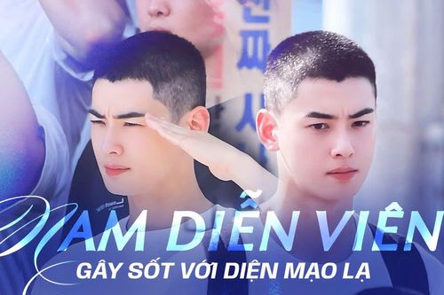 Nam diễn viên nổi tiếng gây sốt với diện mạo lạ lẫm trước ngày nhập ngũ