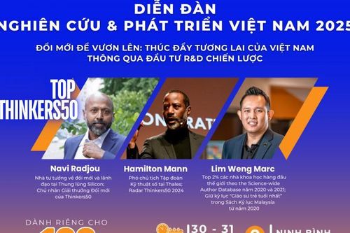 Sắp diễn ra Diễn đàn nghiên cứu và phát triển Việt Nam 2025