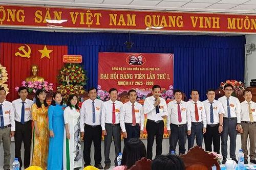 Đại hội Đảng bộ UBND xã Phú Tân lần thứ nhất, nhiệm kỳ 2025 - 2030