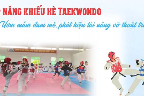 Lớp năng khiếu hè Taekwondo