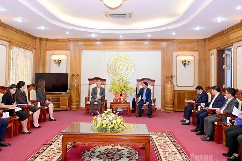 Bí thư Tỉnh ủy Hầu A Lềnh tiếp, làm việc với Tập đoàn Xây dựng Thái Bình Dương, Trung Quốc