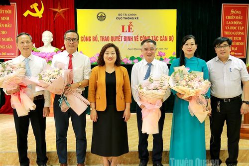 Cục Thống kê công bố Quyết định về công tác cán bộ